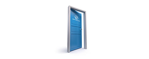 Blue Door Giving Icon