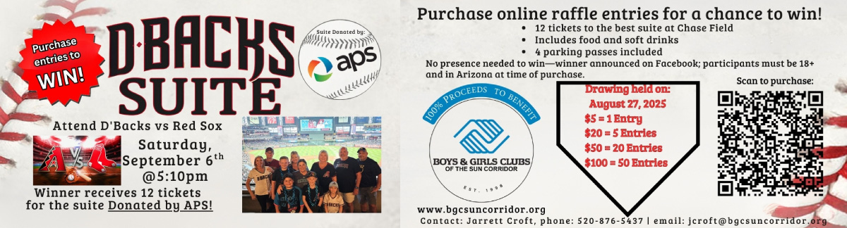 DBacks Raffle Banner